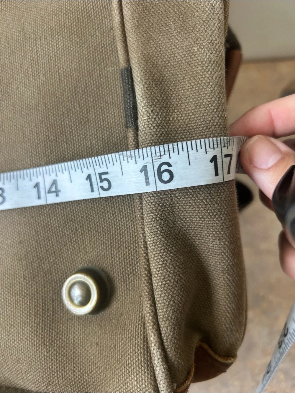 High Sierra Vintage Weathered Canvas/Leather Duffel Bag